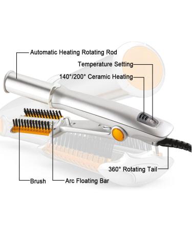 2 in 1 Hair Straightening & Curling  3 Heat Settings  60-Second Heat-up  Auto-Off  Dual Voltage  Swivel Cord  Travel-Friendly  Easy to Use (Yellow) - Buy Online on GoSupps.com