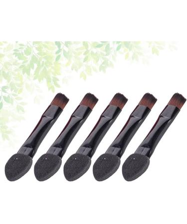 FOMIYES 50pcs Makeup Disposable Applicators Black Suit Eye Shadow Brush Eyebrow Brush Tool Miss Double Head 50pcs Black - Buy Online on GoSupps.com