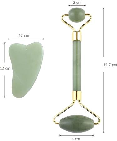 Massage Tools Massager Roller Massage Stick Massage Tool Green Jade Roller for Face - Face Roller Skin Care Muscle Relaxing for Keeping Youthful Skin Tone Decrease Puffiness Improve Skin Elasticity - Buy Online on GoSupps.com