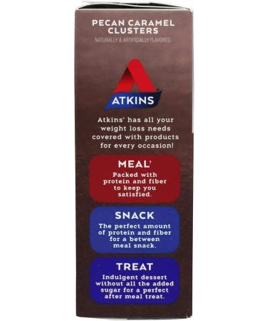 Atkins Endulge Pecan Caramel Clusters 0.49 oz (Pack of 10) - Delicious Low Carb Snack - Buy Online on GoSupps.com