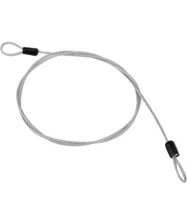 Security Steel Cable  Double Looped Stainless Steel Security Lock Cable for   Loop Cable Scooter Lock(Silver ) - Buy Online on GoSupps.com