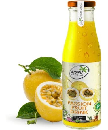 Avonra Natural Passion Fruit Drink 200 ml - Buy Online on GoSupps.com