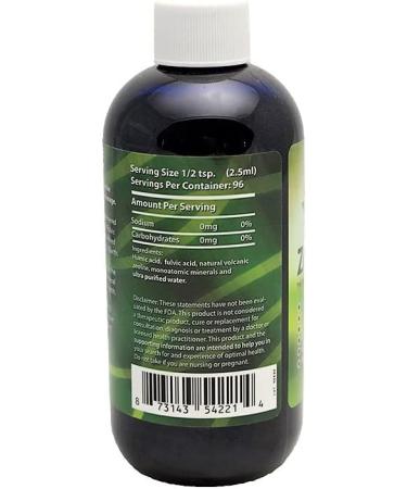 ZeoHeal Humic Fulvic Acid Mineral Supplement 8 fl oz - Boost Energy & Immunity - Buy Online on GoSupps.com