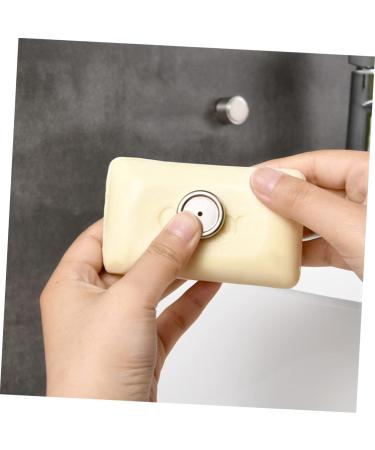 Amosfun 15 Pcs Magnetic Soap Holder Wall Soap Holder Shower Soap Holder Bathroom Soap Organizer Draining Soap Holder Caps Soap Holder Magnetic Bathroom Soap Holder Wall-mounted Component - Buy Online on GoSupps.com