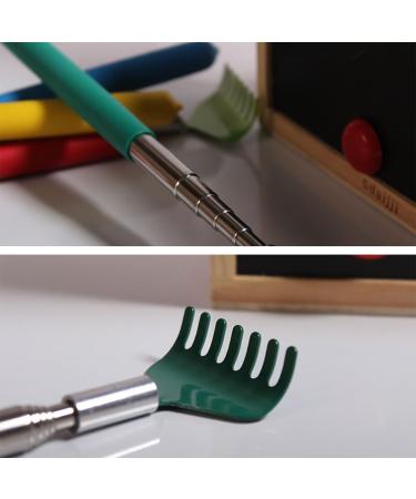 Buy LZKHEH 4X Stainless Steel Telescopic Back Scratcher - Portable Rubber Handle Itching Massage Tool for Head & Back Relief - Buy Online on GoSupps.com