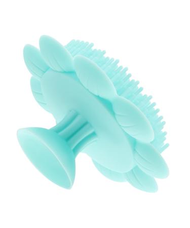 Hemoton Silicone Shampoo Brush Newborn Shampoo Green Shampoo Hand Held Shampooer Silicone Body Brush Bath Brush for Baby Hair Scalp Massager Portable Baby Hair Brush Baby Bath Brush 1pc 10x10x5cm Green