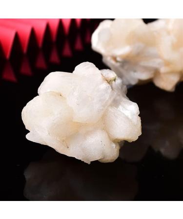 Room Decoration Natural Raw Crystals Rough Zeolite Crystal Cluster and Apophyllite Intergrowth Quartz Stone for Home Decoration Stones Light Grey - Buy Online on GoSupps.com