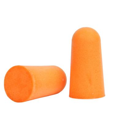 Ultra Soft Foam Earplugs 1/5Pair - 33dB Highest NRR Comfortable Ear Plugs for Sleeping Noise Cancelling Snoring Travel Concerts Studying Work Improve Sleep Hearing Protection (Orange)