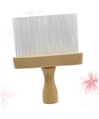 FOMIYES Face Salon Brush Duster Brush Hairdressing Neck Brush Vintage Shaving Hair Duster Neck Duster Brush Barber Neck Brush Wool Duster Wooden Clean White 15X12X12CM White - Buy Online on GoSupps.com