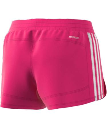 adidas Women's Pacer 3-Stripes Woven Shorts - Team Real Magenta/White | Medium Size - Buy Online on GoSupps.com