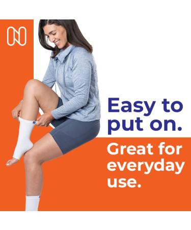 NanoSocks Compression Socks (1 Pair) - Best Ankle Brace for Neuropathy, Plantar Fasciitis - Toeless Design for Diabetic Foot Nerve Pain Relief - Medium Black - Buy Online on GoSupps.com