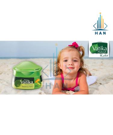 Vatika Naturals Nourish & Protect Hair Cream | Henna Almond & Aloe Vera - 140ml | International Shipping Available - Buy Online on GoSupps.com