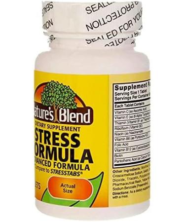 Nature's Blend Stress Formula Vitamins 60 Tabs 079854201000 - Buy Online on GoSupps.com