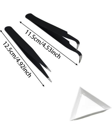 1440 pc Sparkly Round Flatback Rhinestones Set with Tweezers & Sorting Trays - for Crafts, Nails, Makeup, Shoes - SS20 - Buy Online on GoSupps.com