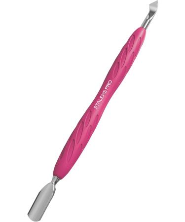 STALEKS PRO by Natury Nails Cuticle Pusher with Rubber Silicone Handle Stainless Steel UNIQ 10/4.2 - Buy Online on GoSupps.com