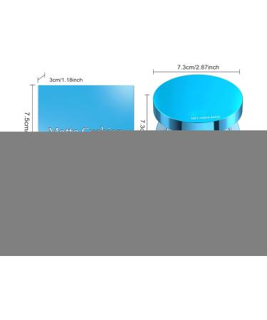 Velvet Matte Cushion Foundation Long-Lasting Concealer Makeup Light Coverage Cream Natural Glow Blend Radiant Finishing Base Travel Friendly For the - Buy Online on GoSupps.com