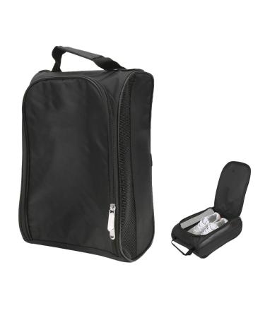 HelloCreate Golf Shoe Bag, Nylon Golf Shoe Bag Portable Breathable Large Capacity Shoes Storage Bags Case Organizer