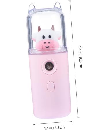 FOMIYES Moisturizer Air Diffuser Skin Care Humidifier Mini Cartoon Humidifier Office Makeup Handheld 3.8x3.8x10.8cm Pink - Buy Online on GoSupps.com