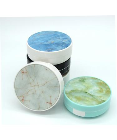 Portable Marble Lentil Container & Desktop Speaker Stand - Healvian | Stylish Marble Glass Case with Invisible Bracket - Green 1PC - Buy Online on GoSupps.com