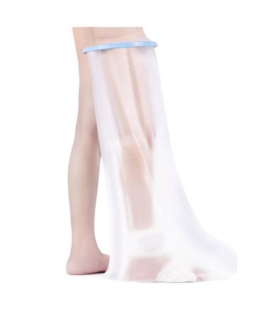 Fasola Cast Cover Lower Leg Cast Protector Waterproof Leg Adult for Shower Reusable Cast Bag for Broken Knees Foot Toes Keep Bandage/Plaster/Cast Dry M-Lower Leg Anti-accumulation Water Ring - Buy Online on GoSupps.com