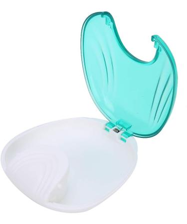 Retainer Case Portable Orthodon tic Press-to-Open Retainer Case Adult Waterproof Denture Box Storage Container for Denture Braces Mouth Guard (Blue) - Buy Online on GoSupps.com