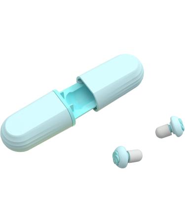 Noise Canceling Ear Plugs for Sleeping & Working | Reusable Silicone Earplugs (6 Pairs Blue) - Best Noise Reduction Solution - Buy Online on GoSupps.com