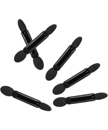 FOMIYES 200 pcs Makeup Double-ended Sponge Eye Eyeshadow Shadow Tipped Black Brush Mx2pcs Blackx2pcs - Buy Online on GoSupps.com