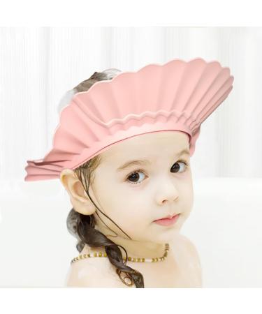 Adjustable Silicone Baby Shower Cap for Infants to Kids (6 Months-12 Years) - Pink - Buy Online on GoSupps.com