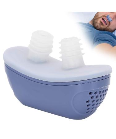 Anti Snoring Solution Devices Anti Snore Solution for Men Women Electronic Anti Snore Comfortable Sleeping Aid Device Nose Purifier Device for Women Men(Blue)