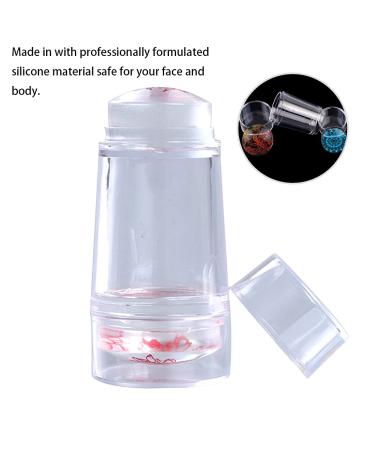FouTP Nail Art Stamping Stamper & Image Plate Set - Clear Jelly Stamper for Transparent Nail Stamps & Scraper - Buy Online on GoSupps.com