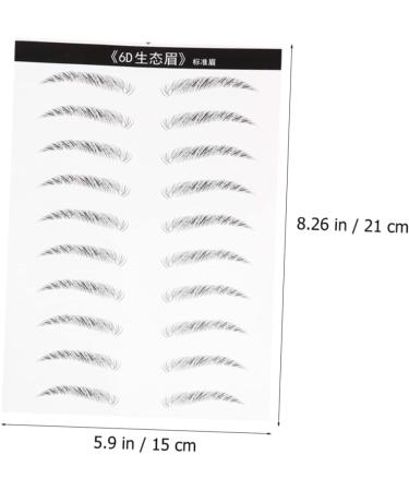 Beavorty 2 Pairs Makeup Stencil Makeup Stickers Eyebrow Stickers for Makeup Cosmetic Tool Miss Natural - Buy Online on GoSupps.com