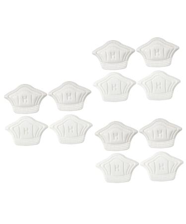 FOMIYES 6 Pairs Follow up Accessories for Girls High Heel Back Grips Plantillas para De Mujer Black Boots for Girls Heel Grips Silicone Gel Heel Pad Shoe Pulled Cloth