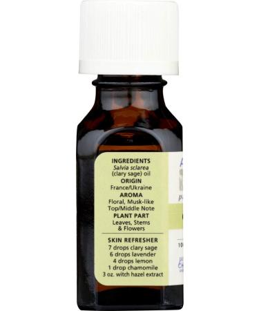 Aura Cacia Clary Sage Essential Oil - 100% Pure & Natural | International Shipping Available - Buy Online on GoSupps.com