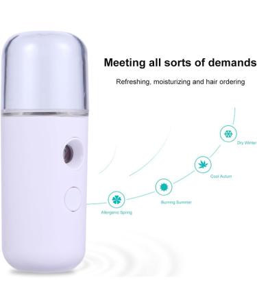 Beavorty 2pcs Air Diffuser Facial Mister Portable Beauty Spray Water Meter Carburetor Hydrating Face Steamer - Buy Online on GoSupps.com