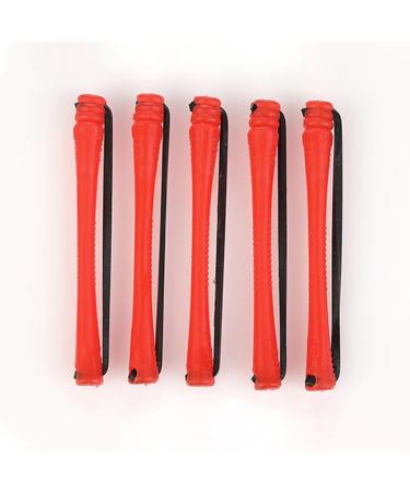 48pcs Hair Perm Rods Plastic Perming Rods Curlers Hair Rollers Curlers with Tail Comb Hair Perming Kit for Hairdressing Hair Styling or DIY Tool(Red) - Buy Online on GoSupps.com