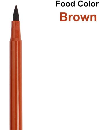 Edible Markers Edible Markers for Cookie Decorating | Ultra Fine Edible Markers for Decorating Fondant Cakes Cookies Frosting Easter Eggs Brown - Buy Online on GoSupps.com
