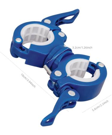 2 Pack Walking Stick Holders CHUNZHILAI Crutches Stick Bracket Crutch Holders Cane Holder for Drive Rollator Walker Wheelchair (Blue-Upgraded Version) - Buy Online on GoSupps.com