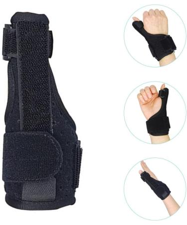 GLEAVI Thumb Brace Splint - Left Hand Support for Men & Women | Durable Composite Cloth & Steel Plate Hand Splint - Buy Online on GoSupps.com