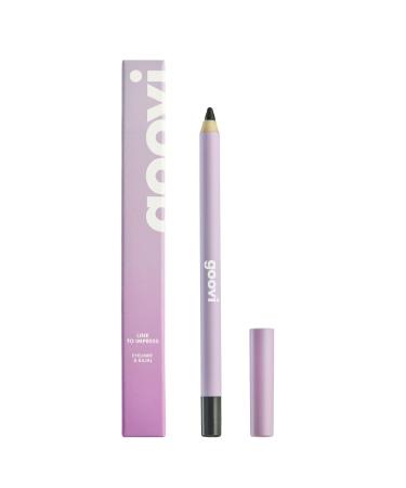 Goovi GOOVI Line To Impress Eye Pencil Highly Pigmented Eyeliner and Kohl Pencil Glossy Finish Long-Lasting Brown 1.2g