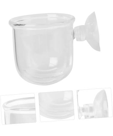 POPETPOP 1pc Red Worm Feeder Glass Terrarium Terrariums Fish Tank Dish Tray Fish Food Feeder Crawl Lipstick 6X4.5CM White - Buy Online on GoSupps.com