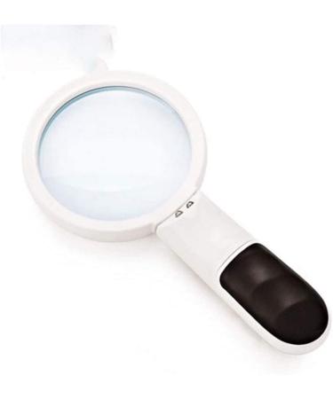 Magnifying Glasses for Hobbies Reading Magnifier 20 Times HD with LED Light Handheld Magnifying Glass High Magnification Old Reading Children's Student Magnifying Glass Vision
