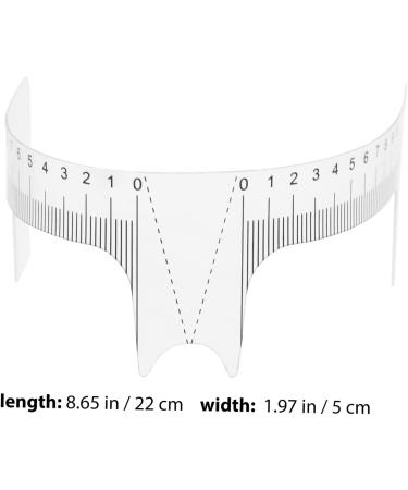  Mikinona Mikinona Eyebrow Rulers Set 10 Pieces Beauty Facial Positioning Rulers Accurate Guide Eyebrow Shape - Buy Online on GoSupps.com