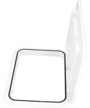 Deck Access Hatch for Marine Boat | 17-1/4" x 12-3/8" Inspection Cover with Lock | White | International Shipping Available - Buy Online on GoSupps.com