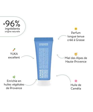 Compagnie de Provence Ultra-Hydrating Hand Cream Algue Velours 75ml - Best Moisturizing Hand Lotion for Dry Skin | Shop Internationally - Buy Online on GoSupps.com