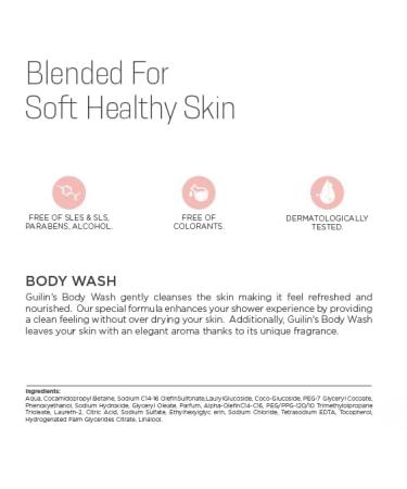 G ILIN BODY WASHS - Hower gel hydration refreshing fragrance natural extracts skin care daily use gentle and effective deep cleansing revitalizing 250ml / 8.45 fl. oz. - Buy Online on GoSupps.com