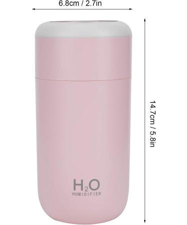 Mini Portable USB Powered Nano Humidifier Diffuser with 7 Colors Light Power Off Timer - Moisturize Skin Prevent Dry Burning - for Desktop Office and Home - ABS 350ml (Pink) - Buy Online on GoSupps.com
