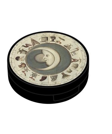 Twelve constellations Contact case Personalized Contact Box Reisekit Servant Contact Box with Spiegelpinzette Removing Tool Solution bottle