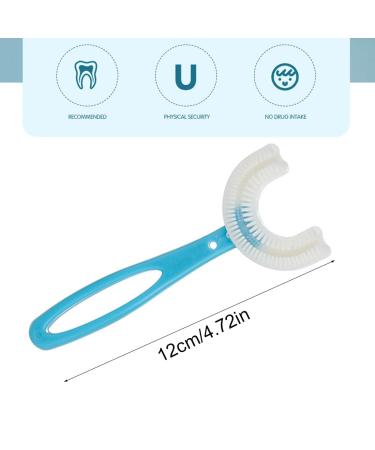 Buy Oudqfcj 2PCs Childrens Toothbrush | 360 Food-Grade Silicone Brush Head | Optimal Oral Care for Kids - Buy Online on GoSupps.com