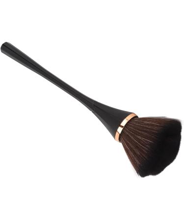 Makeup Brush Fluffy Multiple Uses Slender Hair Peak Light Accurate Coloring Evenly Applying Soft Bristles Loose Powder Brush for Women for Office (Black) - Buy Online on GoSupps.com