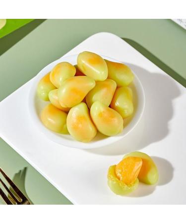 Thai Mango Soft Candy 76g/bag Mango Peelable Candy Fruit Juice Fudge Peeling Gummy Candy Healthy Desserts Gummy candy Wedding Candies Sweets peeled fruit candy snack gifts (Green mango 3bag) Green mango 3bag - Buy Online on GoSupps.com